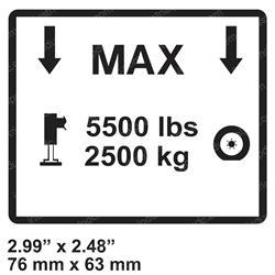Picture of Decal - Max Load