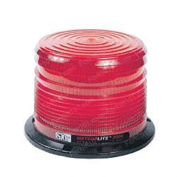 sy22210l-c-red STROBE - 110V - RED - PERM MOUNT - LOW PROFILE