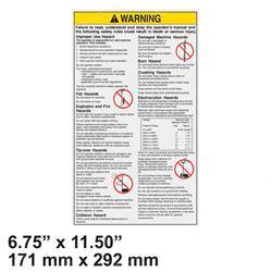 Picture of Decal Warning General Safety