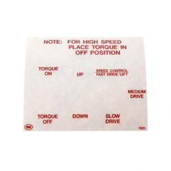 Picture of Decal - Control Box Side Ee