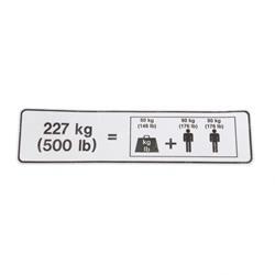 Picture of Decal - Capacity 500lbs227kg