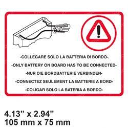 Picture of Decal - Battery on Board Warn