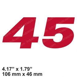 Picture of Decal - Model 45