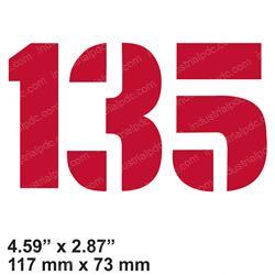 Picture of Decal - Model 135