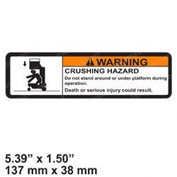 Picture of Decal - Crushing Hazard