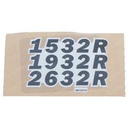 Picture of Decal,model Number