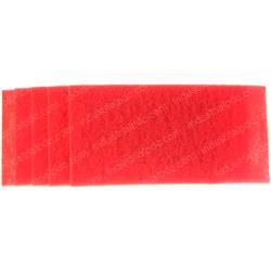 Picture of Pad-14x28 Inch  Red  5 Pack