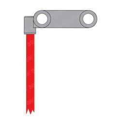 LEADHEAD - 1/0 RED 5 FT OFFSET