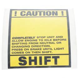 Picture of Decal- Shift
