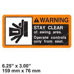 Picture of Decal - Warning Stay Clear