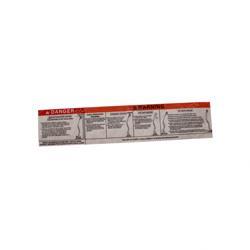 Picture of Decal - Danger Hazard Plt/Boom
