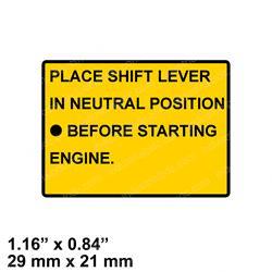 Picture of Decal - Shift Lever