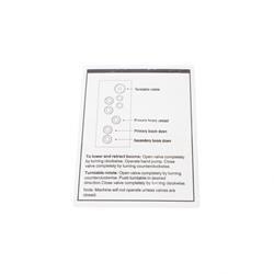 Picture of Decal Label Manual Valves Tz