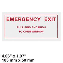 SKYJACK 59048140 DECAL - EMERGENCY EXIT