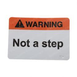 CROWN CR069611 WARNING NOT A STEP