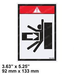 Picture of Decal - Crush Hazard