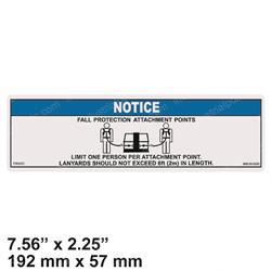 Picture of Decal-Notice-Lanyard Attach-7.