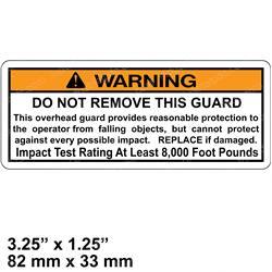 Picture of Decal-Overhead Guard