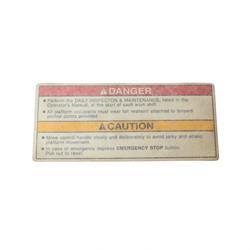 sn0072544 DECAL - CAUTION DECAL -
