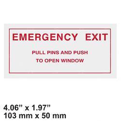 Picture of Decal - Emergency Exit