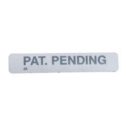 Picture of Label - Patent Pending