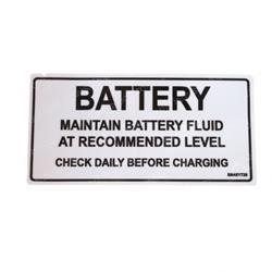 Picture of Decal - Check Battery Bfr Charg