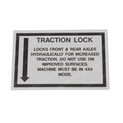 Picture of Decal - Traction Lock