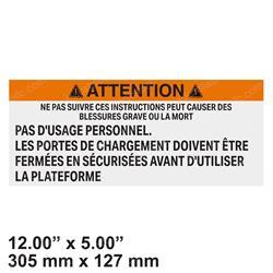 Picture of Decal - Loading Gates French