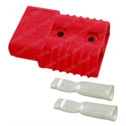 SR175 red connector with 2 - 1/0 contact tips HYSTER 2033554 - aftermarket