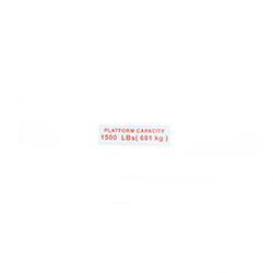 Picture of Decal - 1500lbs