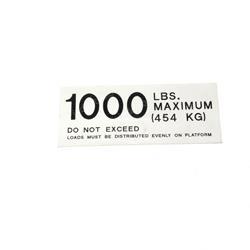 Picture of Decal - Instructional