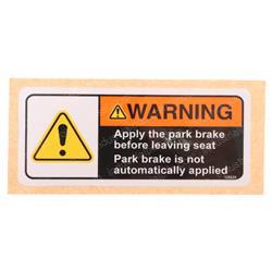 Picture of Decal Apply Park Brake