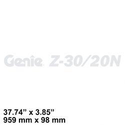 Picture of Decal Cosmetic Genie Z-30/20n