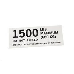 Picture of Decal - Instructional