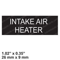 Picture of Decal  - Intake Air Heater