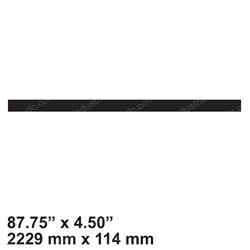Picture of Decal Gray Vinyl Rect Shape