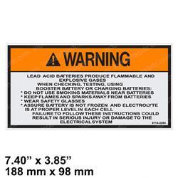 Picture of Decal - Warning