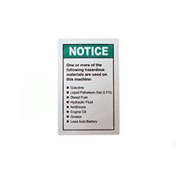 Picture of Hazardous Material Decal
