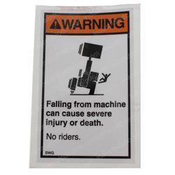 Picture of Label- No Riders