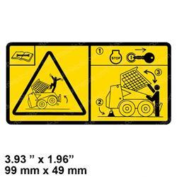 Picture of Decal- Warning