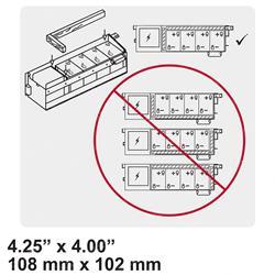Picture of Decal - Warning Wood Spacers