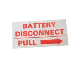 Picture of Decal - Battery Disconnect