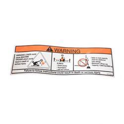 Picture of Decal - Danger Swinging Loads