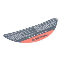 Picture of Decal Warning Model 8400 Eng