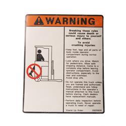 Picture of Decal - Warning
