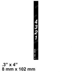 Picture of Decal - Numbers
