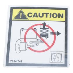 Picture of Decal- Do Not Use Mach. During