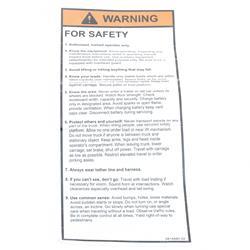 Picture of Decal Warning