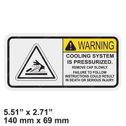 Picture of Decal - Hot Fluid Warning