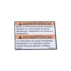 Picture of Decal Foot Switch (lat)